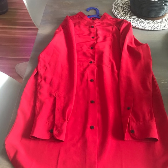Ralph Lauren Shirt dress , bright red color , - Picture 2 of 7